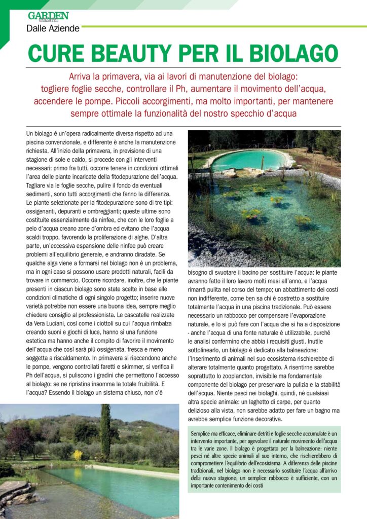 article about natural pools